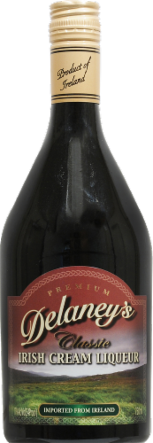 Delaney's Spirit Based Irish Cream Perspective: front