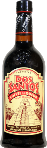 Dos Santos Coffee Liqueur Perspective: front