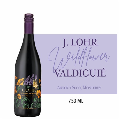 J. Lohr Wildflower Valdiguie California Red Wine Perspective: front