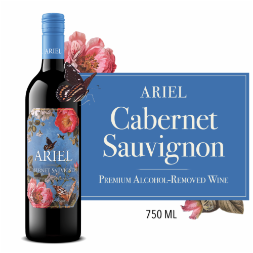 Ariel Cabernet Sauvignon Non Alcoholic Red Wine Perspective: front