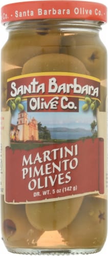 Santa Barbara Olive Co. Pimento Martini Olives Perspective: front