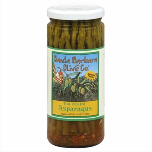 SANTA BARBARA ASPARAGUS PICKLED HOT-16 OZ -Pack of 6 Perspective: front