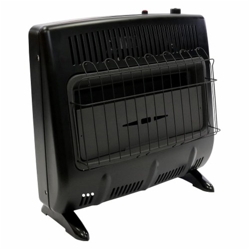 Mr Heater 30000 BTU Vent Free Blue Flame Natural Gas Indoor Outdoor Space Heater Perspective: front