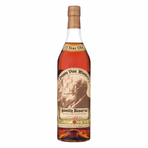 Pappy Van Winkle's 23-Year Old Whiskey Perspective: front
