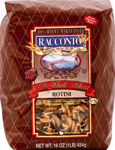 Racconto® Whole Wheat Rotini Perspective: front
