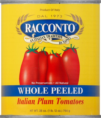 Racconto® Whole Peeled Italian Plum Tomatoes Perspective: front