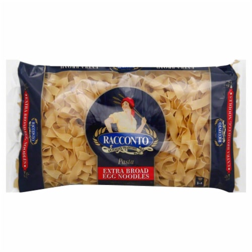 Racconto Extra Broad Egg Noodles Perspective: front