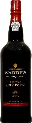 Warre's Heritage Ruby Port Perspective: front