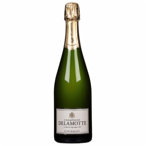 Delamotte Blanc de Blancs French Champagne Perspective: front
