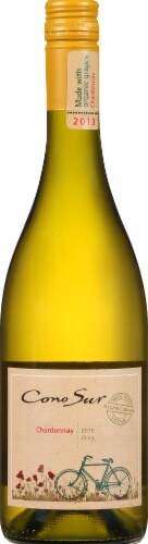 Cono Sur Chardonnay White Wine Perspective: front
