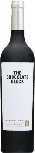 The Chocolate Block Syrah Red Wine Perspective: front