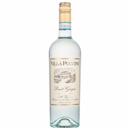 Villa Puccini Pinot Grigio White Wine Perspective: front