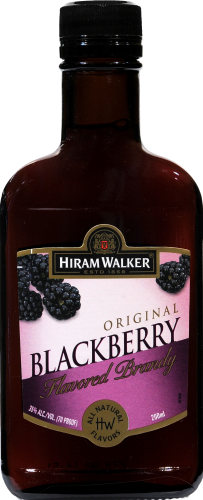 Hiram Walker Blackberry Brandy Perspective: front