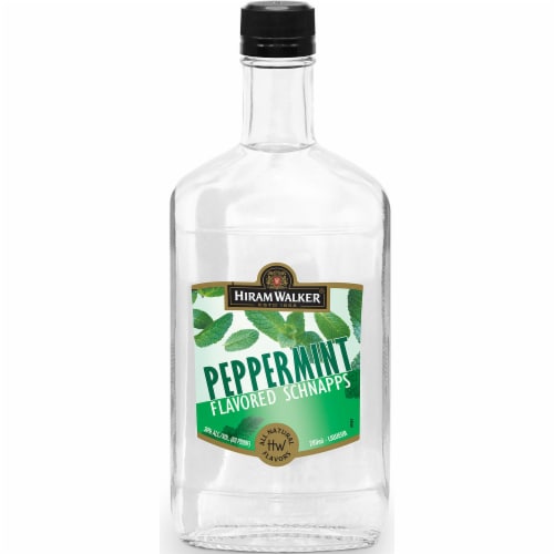 Hiram Walker Peppermint Schnapps Perspective: front