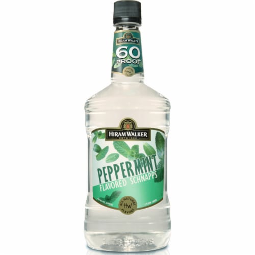 Hiram Walker Peppermint Schnapps Perspective: front