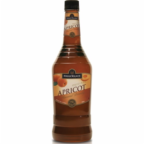 Hiram Walker Apricot Flavored Grape Brandy Perspective: front