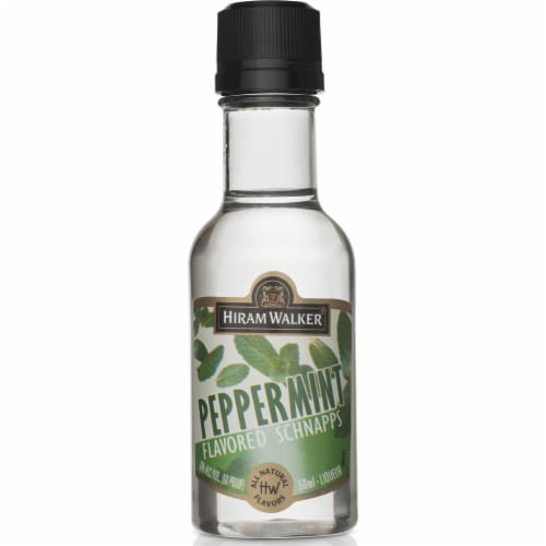 Hiram Walker Peppermint Schnapps Perspective: front