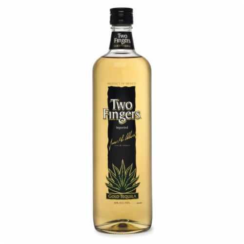 Two Fingers Gold Tequila Perspective: front