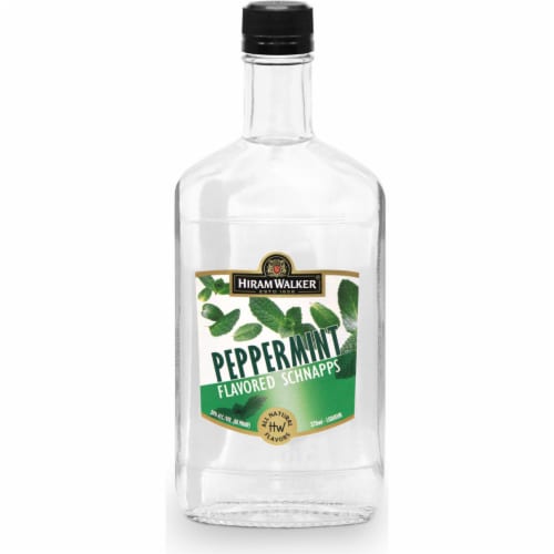 Hiram Walker Peppermint Schnapps Perspective: front