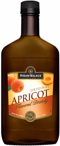 Hiram Walker Original Apricot Flavored Brandy Perspective: front
