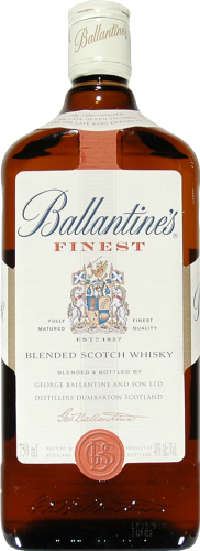 Ballantine's Finest Blended Scotch Whisky Perspective: front