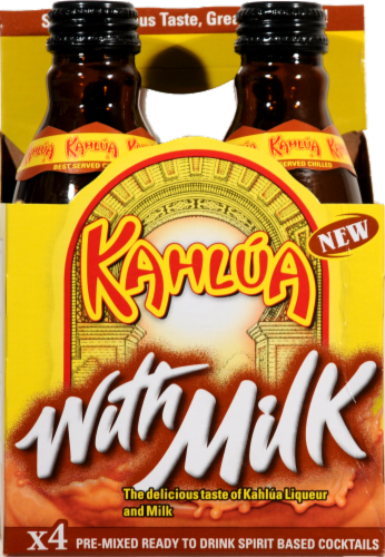 Kahlua With Milk, 4 bottles / 200 mL - Kroger