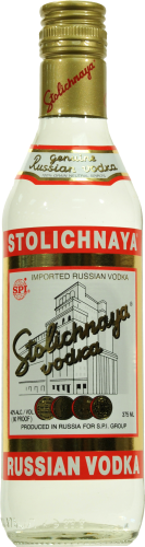 Stolichnaya Russian Vodka Perspective: front
