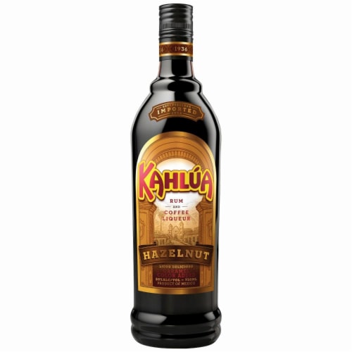 Kahlua Hazelnut Rum & Coffee Liqueur Perspective: front