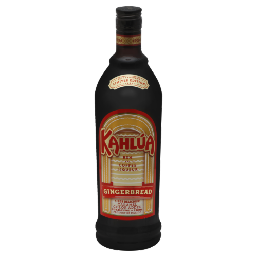Kahlua Gingerbread Rum and Coffee Liqueur Perspective: front