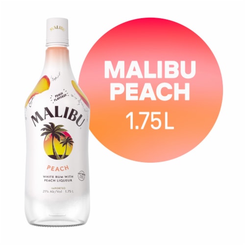 Malibu Peach Rum Perspective: front