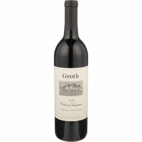 Groth Vineyard Cabernet Sauvignon Red Wine Perspective: front
