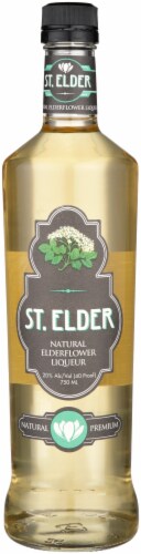 St. Elder Natural Elderflower Liqueur Perspective: front