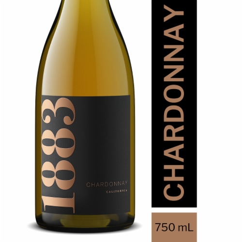 1883 by Wente Vineyards Chardonnay California White Wine Perspective: front