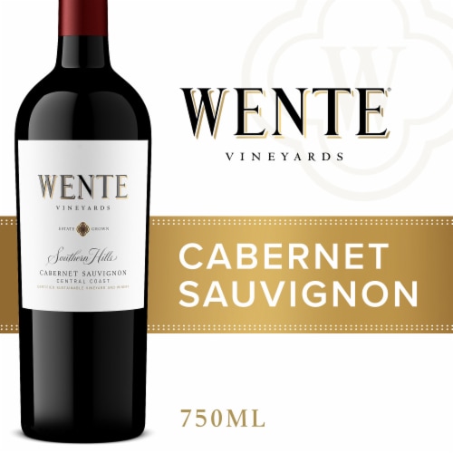 Wente Vineyards Southern Hills Cabernet Sauvignon California Red Wine Perspective: front