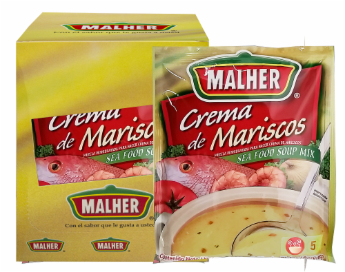 Malher Cream of Seafood Soup Perspective: front