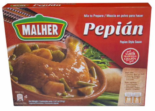 Malher Pepian Style Sauce Perspective: front