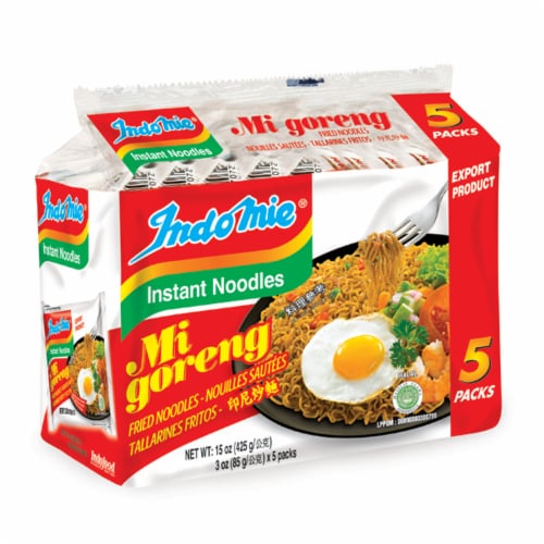 Indomie® Mi Goreng Hot & Spicy Instant Noodles, 5 ct / 2.82 oz - Pay Less  Super Markets