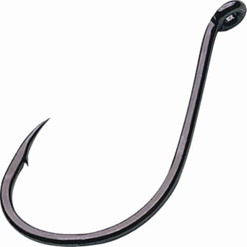 Gamakatsu® Size 1/0 Octopus Fishing Hooks - Black Perspective: front
