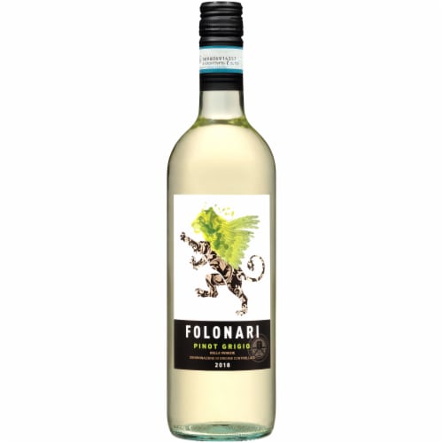 Folonari Pinot Grigio White Wine Perspective: front