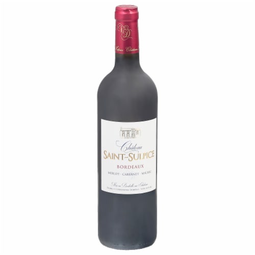 Chateau Saint-Sulpice Bordeaux Red Wine Perspective: front