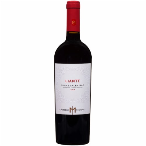 Castello Monaci Salice Salentino Red Wine Perspective: front