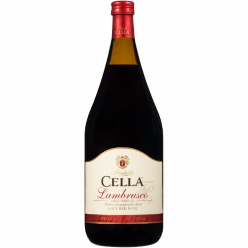 Cella Lambrusco Italian Red Wine Perspective: front