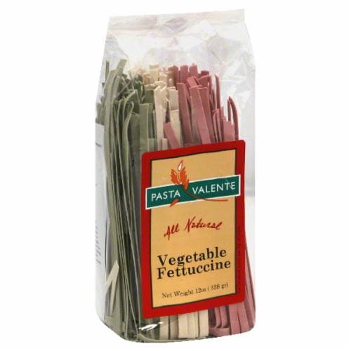 Pasta Valente Vegetable Fettuccine Perspective: front