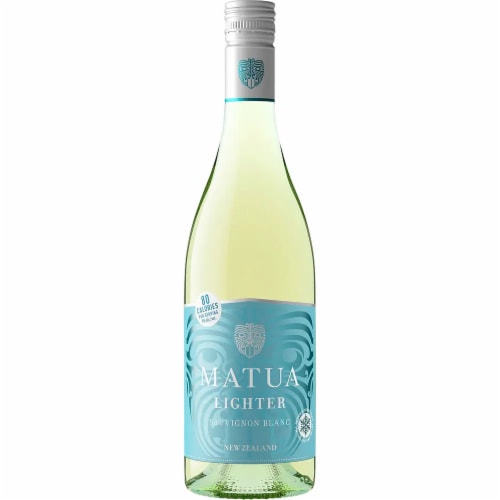 Matua Lighter Sauvignon Blanc New Zealand Low Calorie White Wine Perspective: front