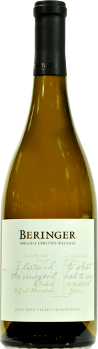 Beringer Limited Release Chardonnay Perspective: front
