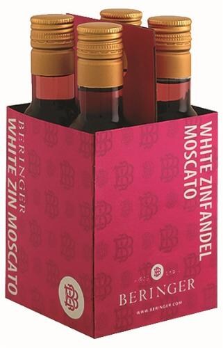 Beringer Classics White Zinfandel Moscato Perspective: front