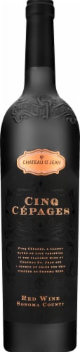 Chateau St Jean Sonoma County 2016 Cinq Cepages Red Wine Perspective: front