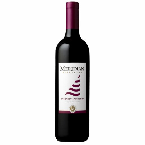 Meridian Vineyards Cabernet Sauvignon California Red Wine Perspective: front