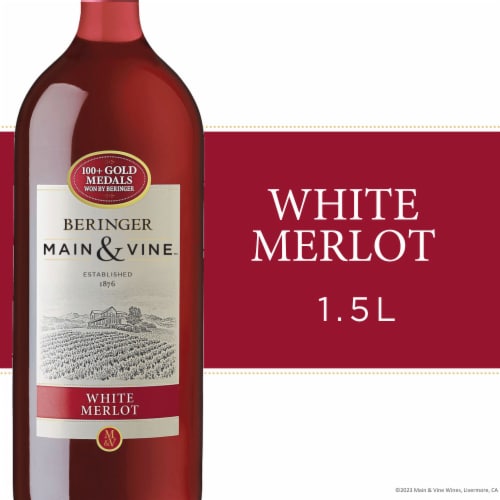 Beringer White Merlot California Rose Wine Perspective: front