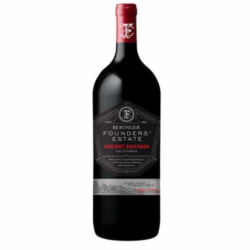 Beringer Founders' Estate Cabernet Sauvignon California Red Wine Perspective: front